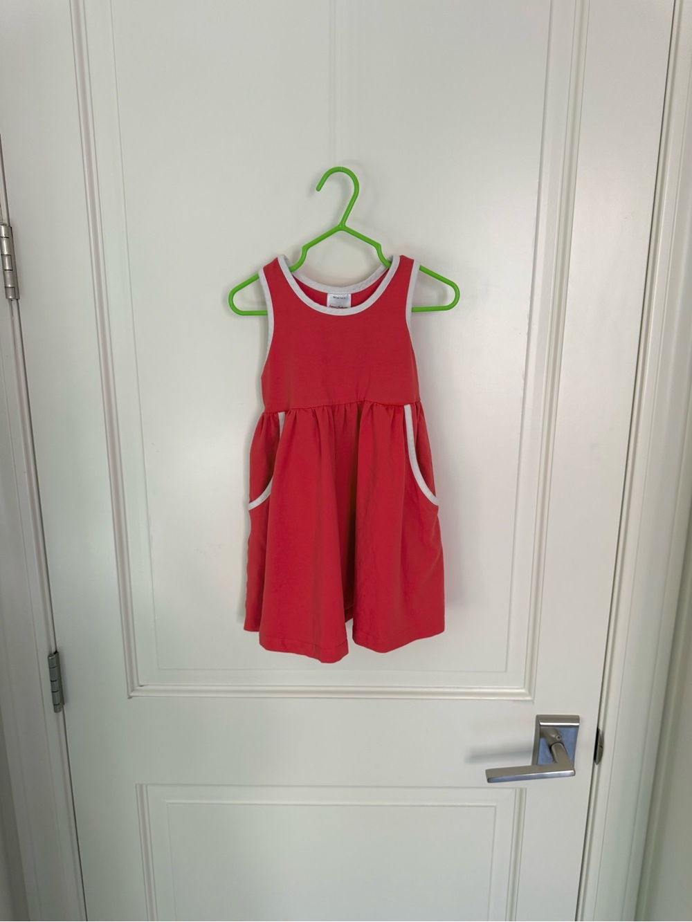 Hanna Andersson Red Razorback Dress with Pockets 3T 90cm
